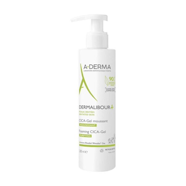 A-Derma Dermalibour+ peneči CICA-gel, 200 ml