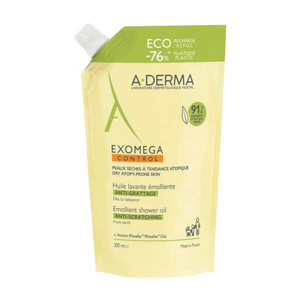 A-Derma Exomega Control emolientno olje za tuširanje