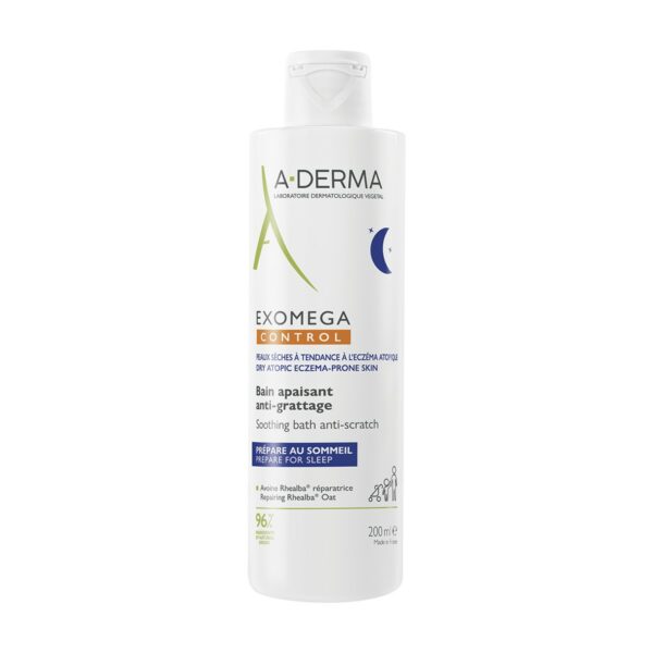 A-Derma Exomega Control pomirjujoča kopel proti praskanju