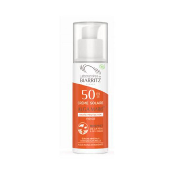 Alga Maris BIO krema za sončenje za obraz SPF50+, 50 ml