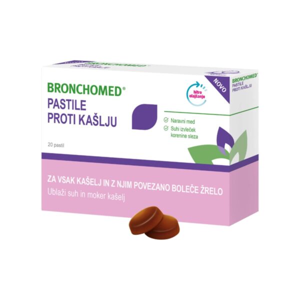 Bronchomed pastile proti kašlju, 20 pastil