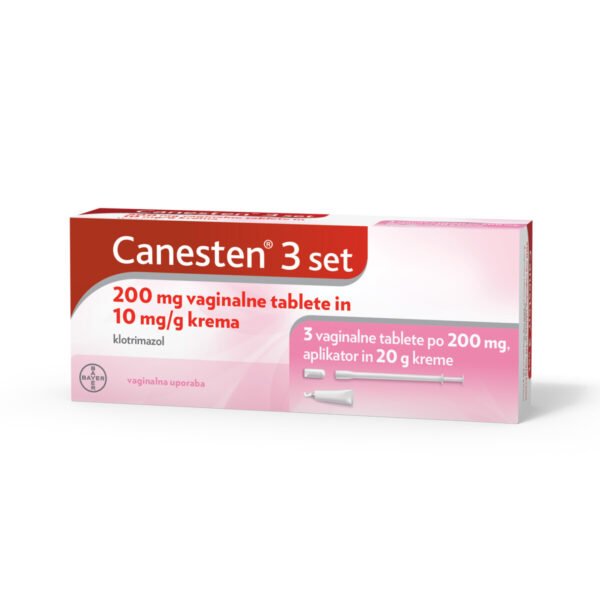 Canesten 3 set, 3 globule + 20 g kreme