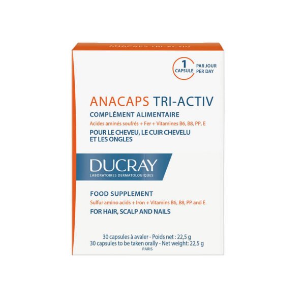 Ducray Anacaps tri-ACTIV, 30 kapsul