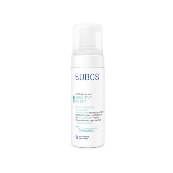 Eubos Sensitive Vital pena za čiščenje obraza, 150 ml