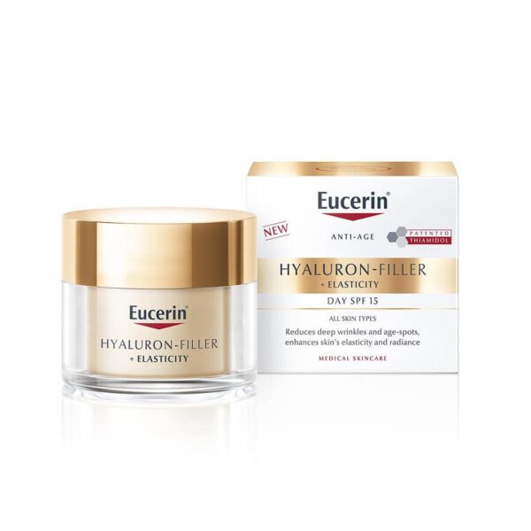 Eucerin Hyaluron Filler + Elasticity dnevna krema ZF15, 50 ml