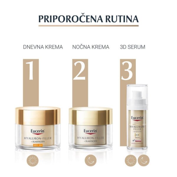 Eucerin Hyaluron-Filler + Elasticity dnevna krema ZF30, 50 ml