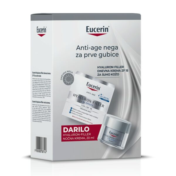 Eucerin Hyaluron-Filler darilni set za suho kožo