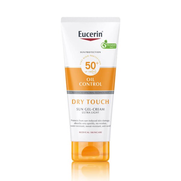 Eucerin Sun Oil Control Dry Touch kremni gel za zaščito pred soncem ZF 50+, 200 ml