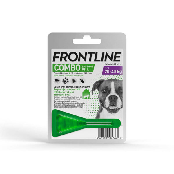 Frontline Combo Dog kožni nanos za velike pse (20-40 kg), 1 pipeta