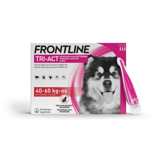 Frontline Tri-Act kožni nanos za pse (40-60 kg), 3 ampule