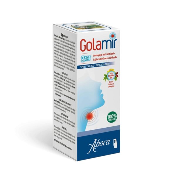 Golamir 2ACT pršilo za boleče grlo, 30 ml