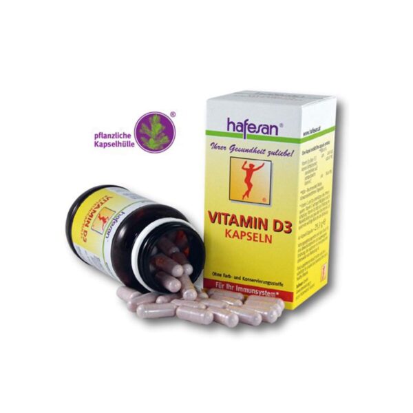 Hafesan Vitamin D3 kapsule, 60 kapsul