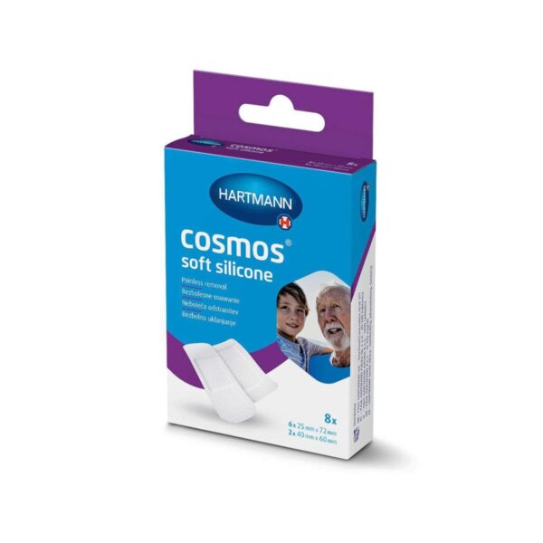 Hartmann Cosmos Soft Silicone obliži, 8 obližev