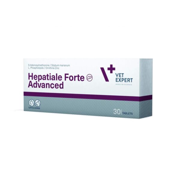 Hepatiale Forte Advanced tablete za pse in mačke, 30 tablet