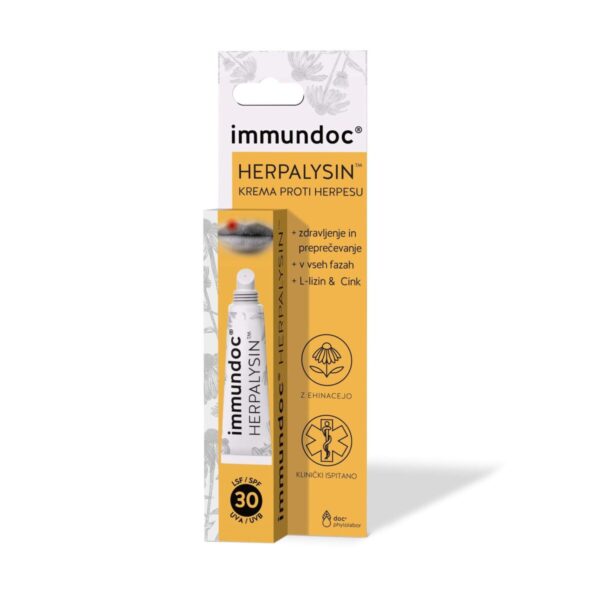 Immundoc Herpalysin krema proti herpesu, 7 ml