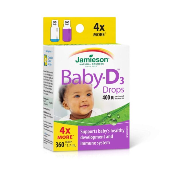 Jamieson Baby Vitamin D3 kapljice, 11,7 ml