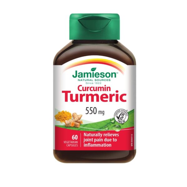 Jamieson Turmeric kurkuma 550 mg, 60 kapsul