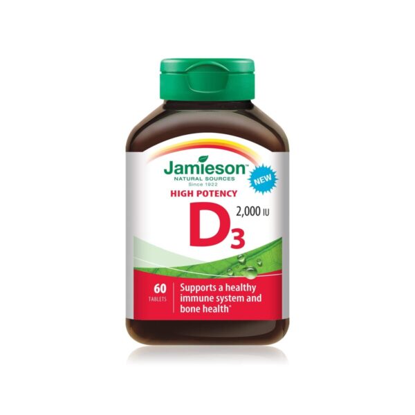 Jamieson Vitamin D 2000 I.E., 60 tablet