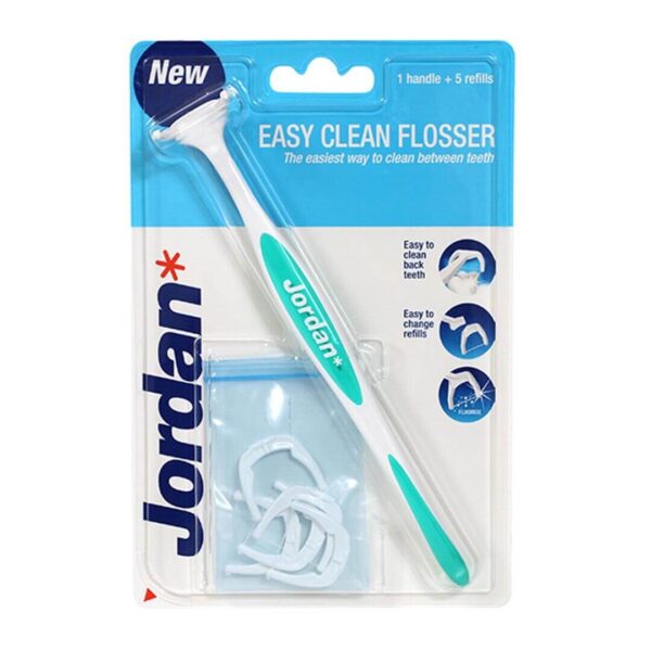 Jordan Easy Clean zobna nitka Flosser z držalom, 1 set