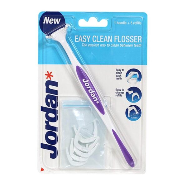 Jordan Easy Clean zobna nitka Flosser z držalom, 1 set