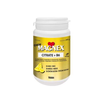 Magnex citrat 375 mg + B6 Chew, 100 tablet