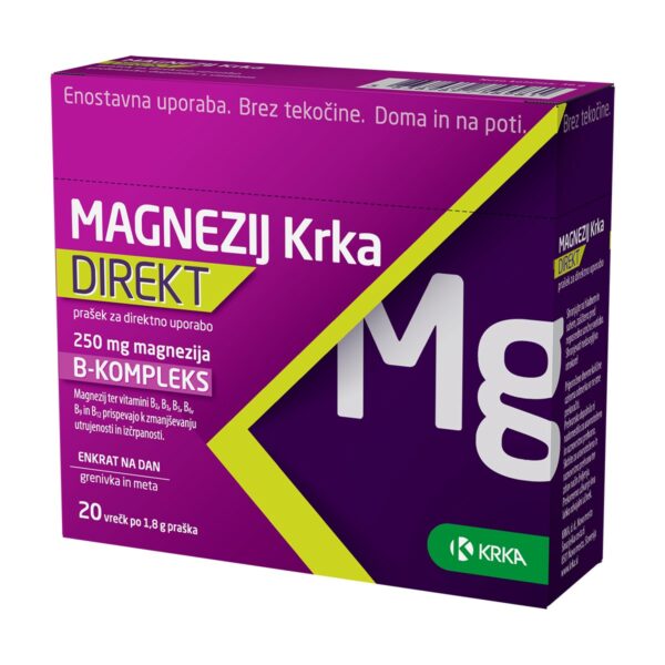 Magnezij Krka Direkt prašek za direktno uporabo