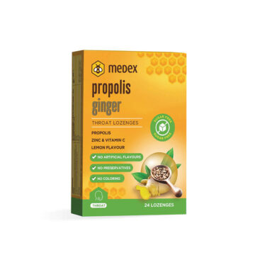 Medex Propolis Ginger pastile, 24 pastil