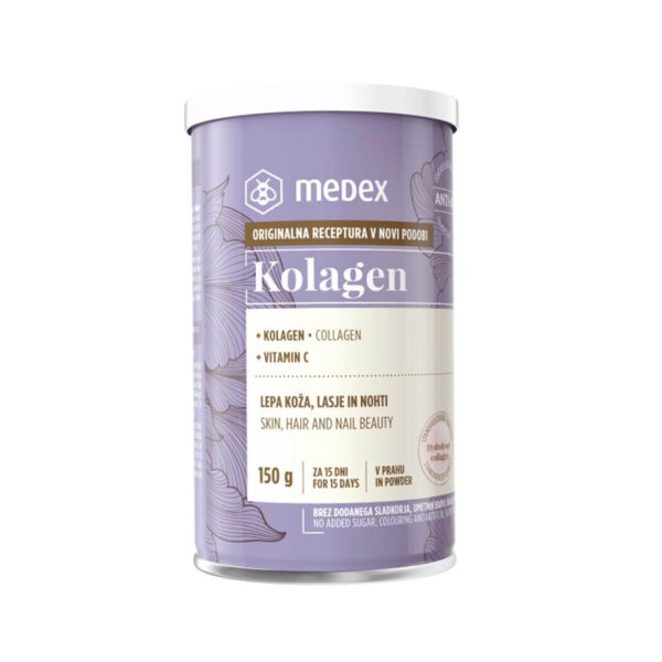 Medex kolagen z vitaminom C v prahu, 150 g