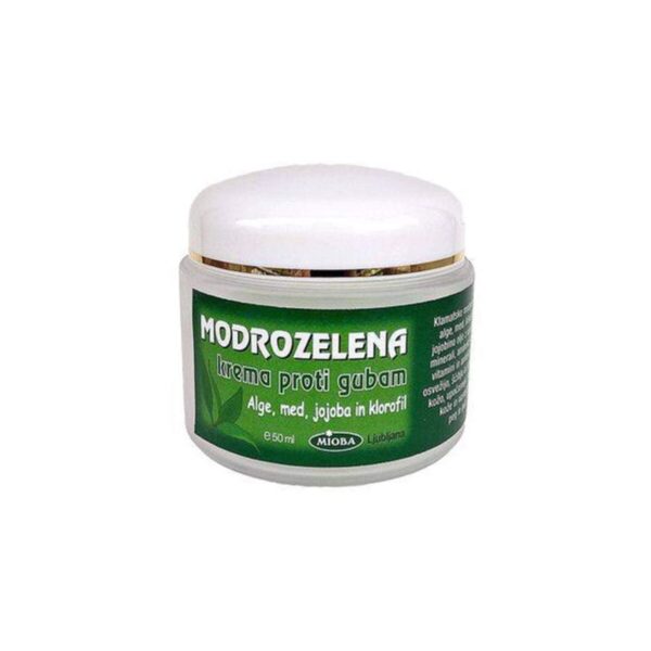 Mioba modrozelena krema proti gubam, 50 ml