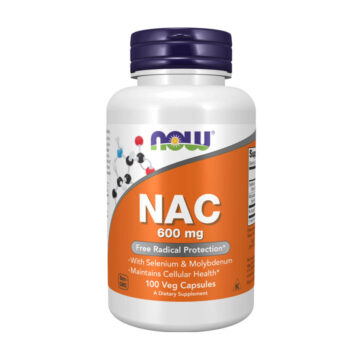 Now NAC 600 mg s selenom in molibdenom, 100 kapsul