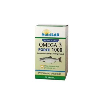 Nutrilab Omega 3 Forte 1000, 30 kapsul