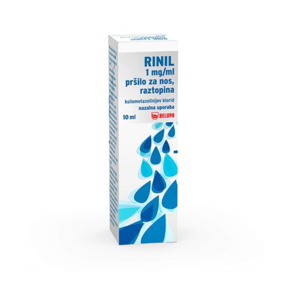 RINIL 1 mgml pršilo za nos, 10 ml