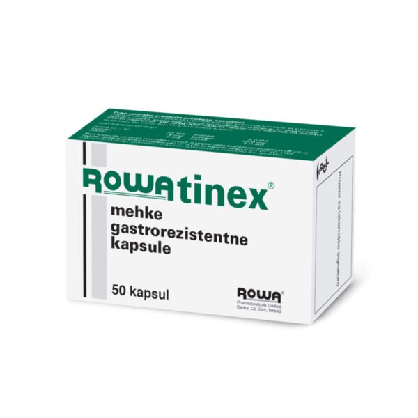 Rowatinex mehke gastrorezistentne kapsule, 50 kapsul