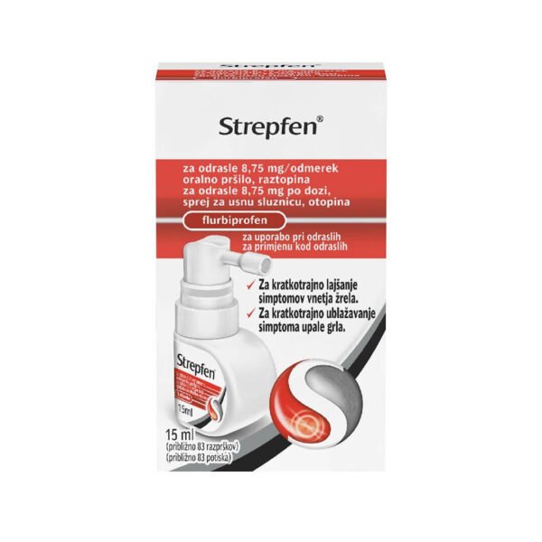 Strepfen oralno pršilo 8,75 mgodmerek, 15 ml