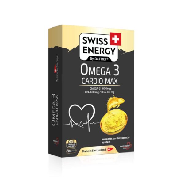 Swiss Energy Omega 3 Cardio Max, 30 kapsul