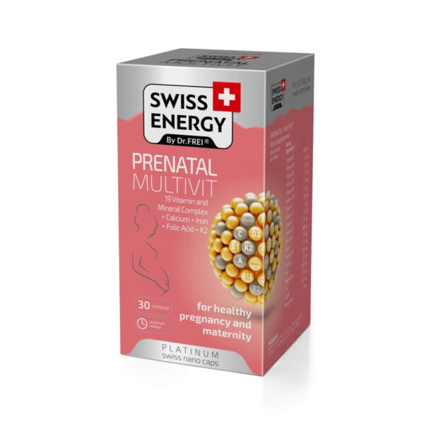 Swiss Energy Prenatal Multivit, 30 kapsul