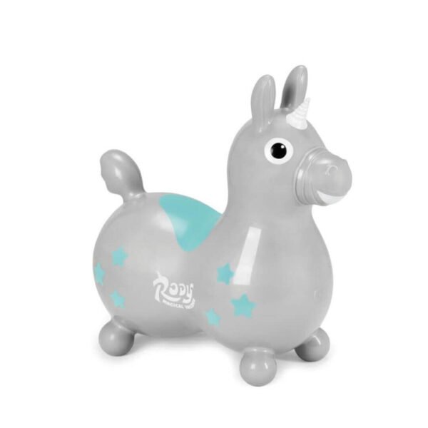 Terapevtski konjiček Rody Magical Unicorn siv, 1 konjiček