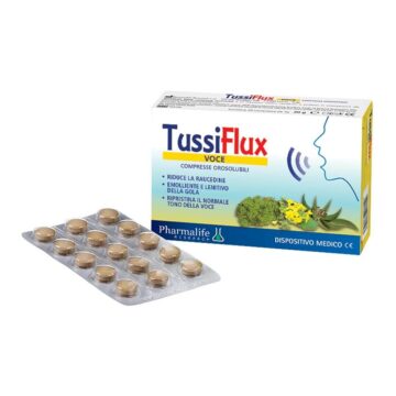 Tussiflux orodisperzibilne tablete za glas, 30 tablet