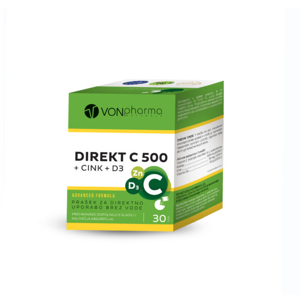 Vonpharma Direkt C500 cink in D3