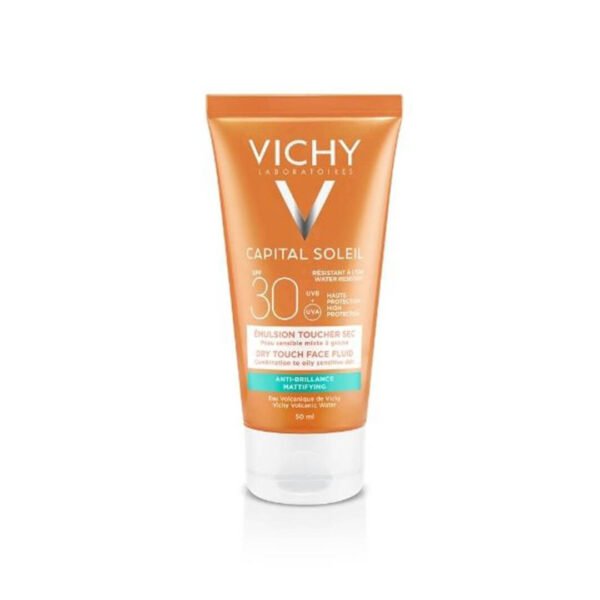 Vichy Capital Soleil Dry touch emulzija za obraz ZF30, 50 ml