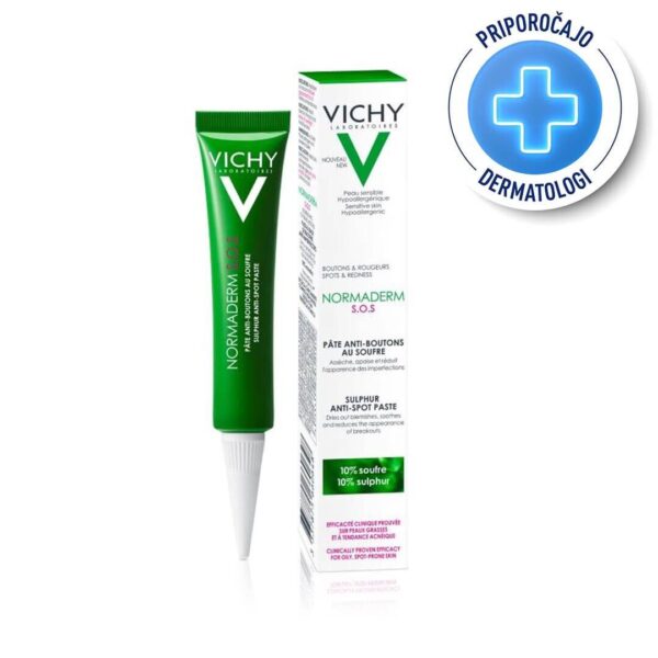 Vichy Normaderm S.O.S. mazilo za obraz proti nepravilnostim, 20 ml