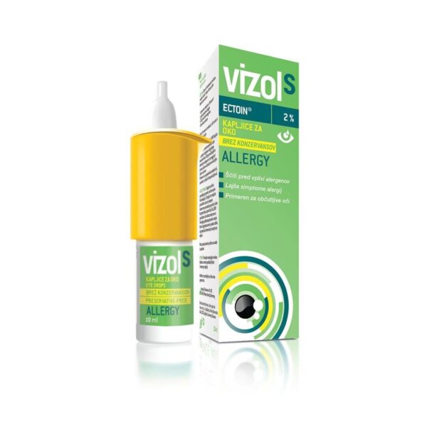 Vizol S Allergy kapljice za oči, 10 ml