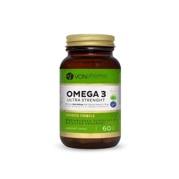 Vonpharma Omega 3 Ultra Strenght 600mg DHA, 60 kapsul