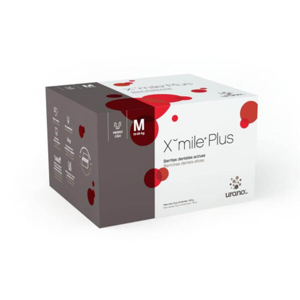 Xmile Plus zobne žvečke M za pse od 10 kg do 25 kg, 15 žvečk