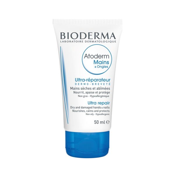 Bioderma Atoderm Mains & Ongles obnovitvena krema za roke, 50 ml