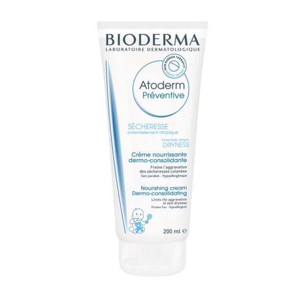 Bioderma Atoderm Preventive hranljiva krema za suho kožo, 200 ml