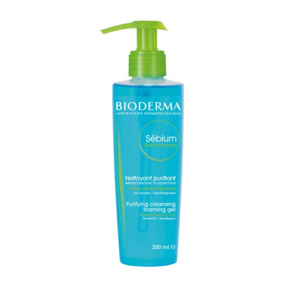 Bioderma Sebium peneči gel za čiščenje kože, 200 ml