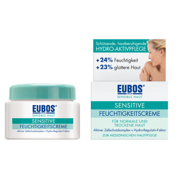 Eubos Sensitive vlažilna krema za obraz, 50 ml