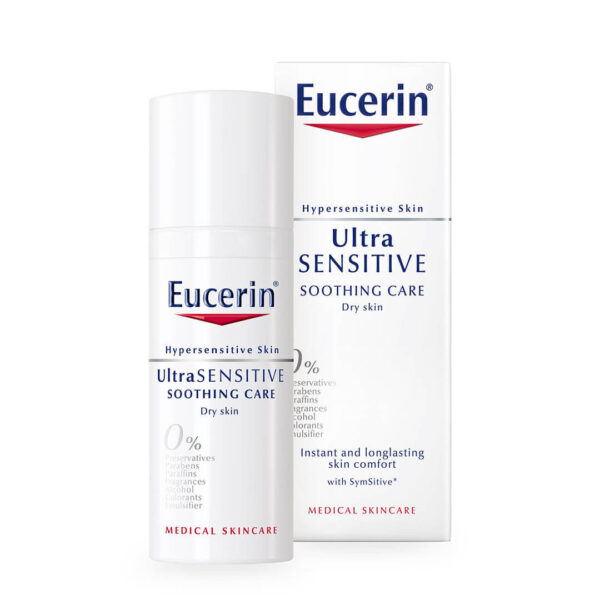 Eucerin Ultra Sensitive krema za suho kožo, 50 ml za suho kožo, 50 ml