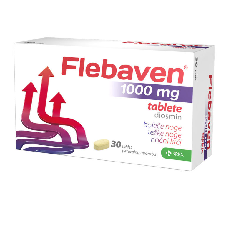 Flebaven 1000 mg filmsko obložene tablete, 30 tablet